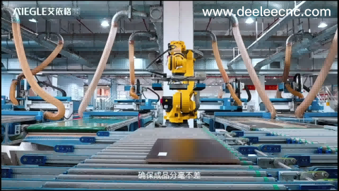 Panel furniture cnc nesting automatic production line in China