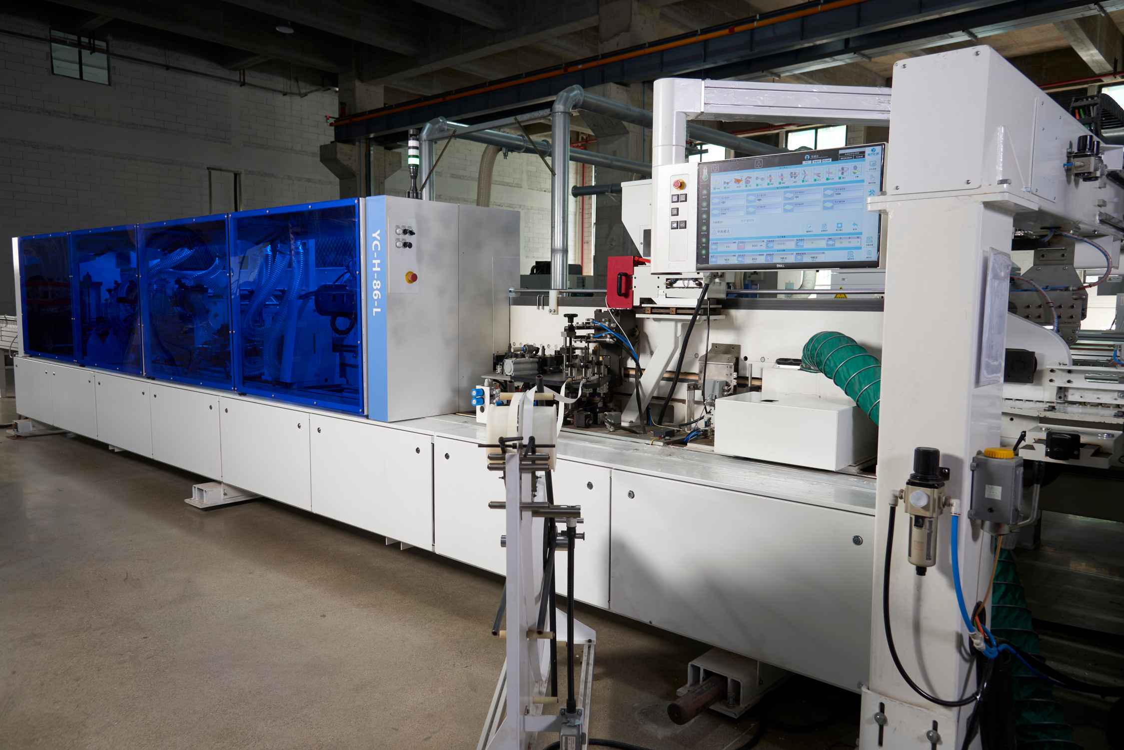 Heavy-duty horizontal end cutting edge banding machine